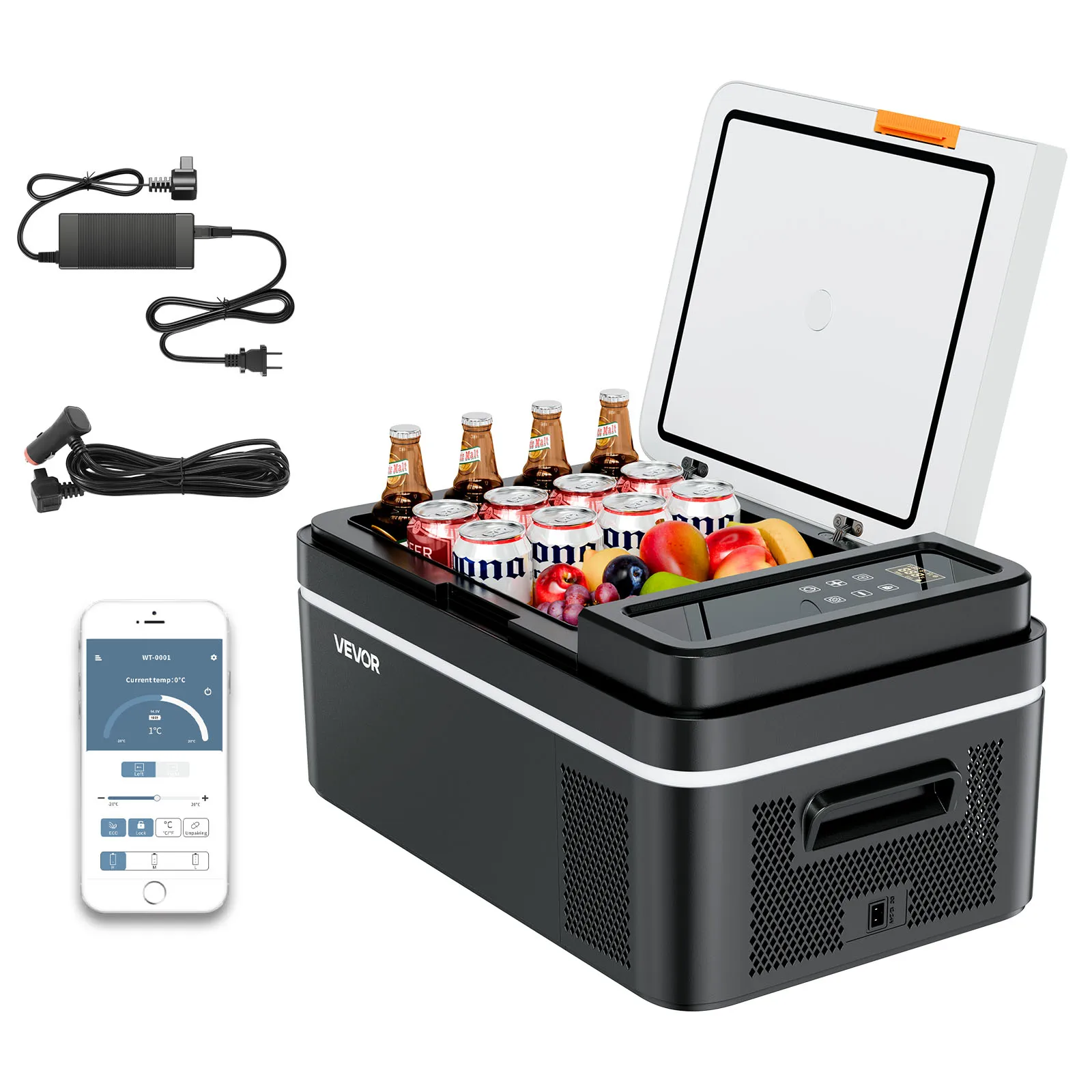 VEVOR Kompressor-Kühlbox 20–55 l mit App-Steuerung VEVOR Kompressor-Kühlbox 20–55 l mit App-Steuerung