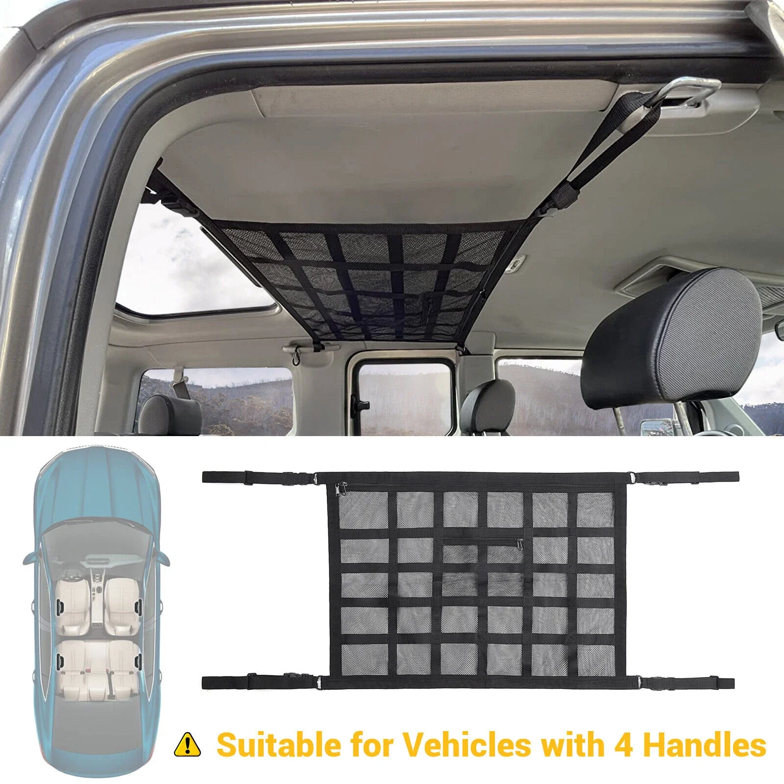 Dachnetz für Camper und Van – 70 bis 90 cm – Ansicht 3 Dachnetz für Camper und Van – 70 bis 90 cm – Ansicht 3
