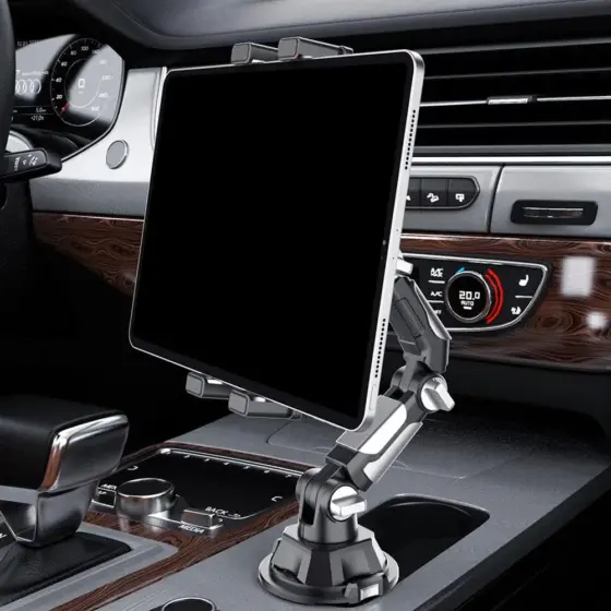 Tablet Halterung Auto – Tablet-Halterung fürs Auto mit langem, verstellbarem Arm