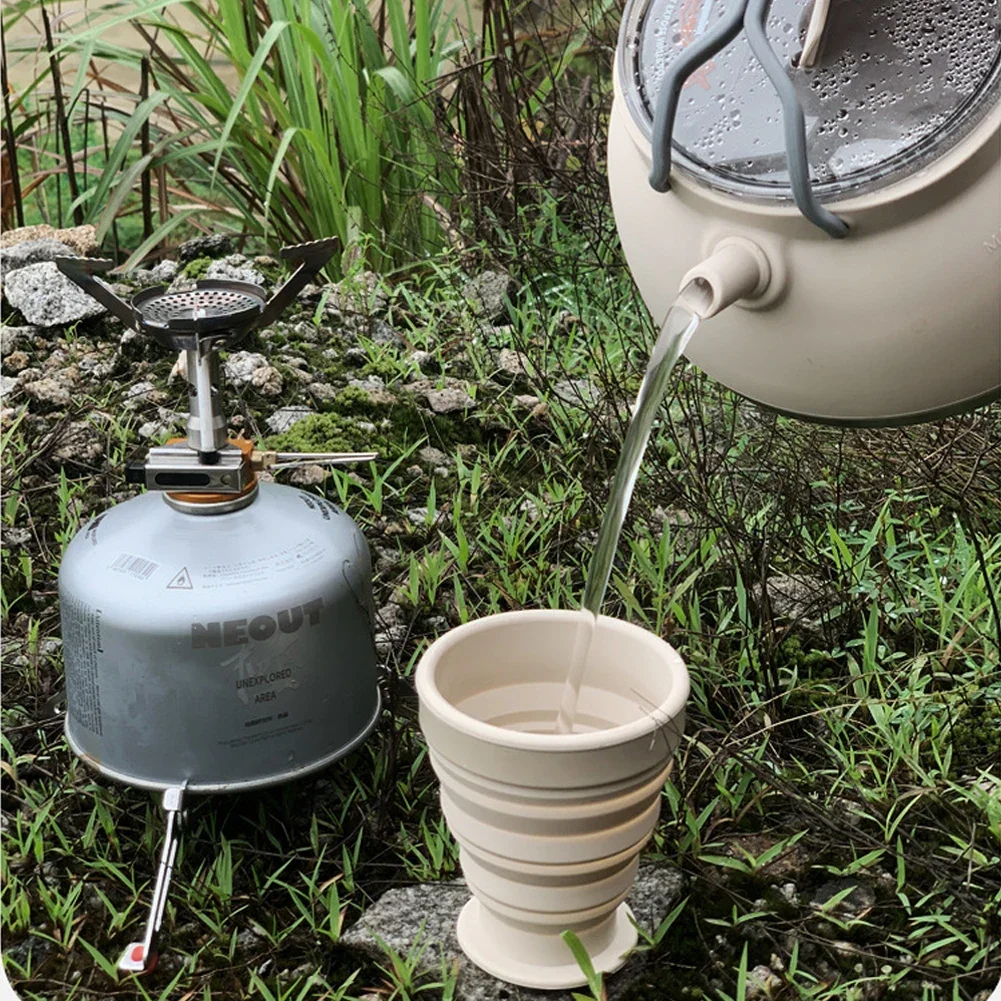 Faltbarer Camping-Wasserkocher aus Silikon – Ansicht 5 Faltbarer Camping-Wasserkocher aus Silikon – Ansicht 5