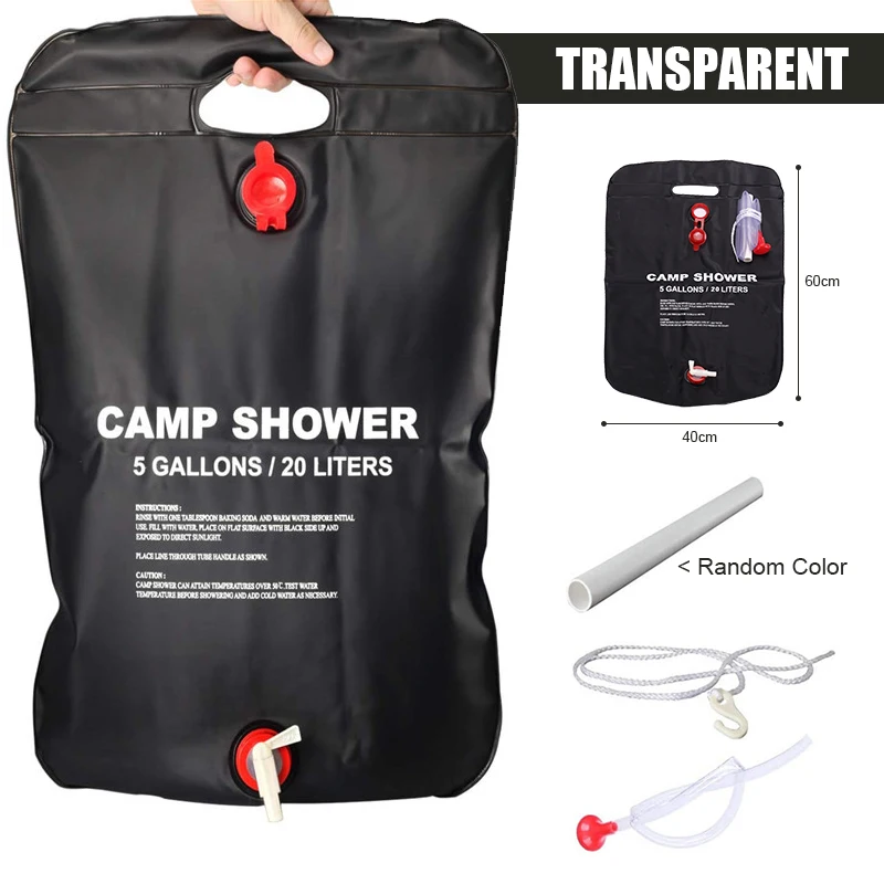 Solar-Duschbeutel 20 Liter für Camping, Strand und Reisen – Ansicht 3 Solar-Duschbeutel 20 Liter für Camping, Strand und Reisen – Ansicht 3