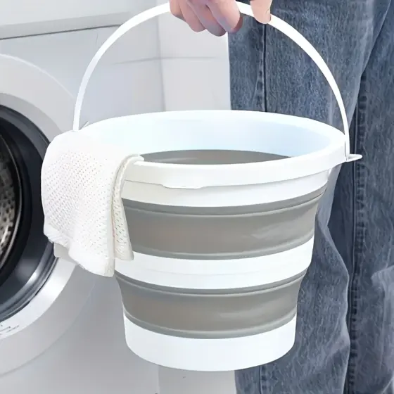 Faltbarer Eimer aus Kunststoff, 1 Stück, unter 10 L Faltbarer Eimer aus Kunststoff, 1 Stück, unter 10 L
