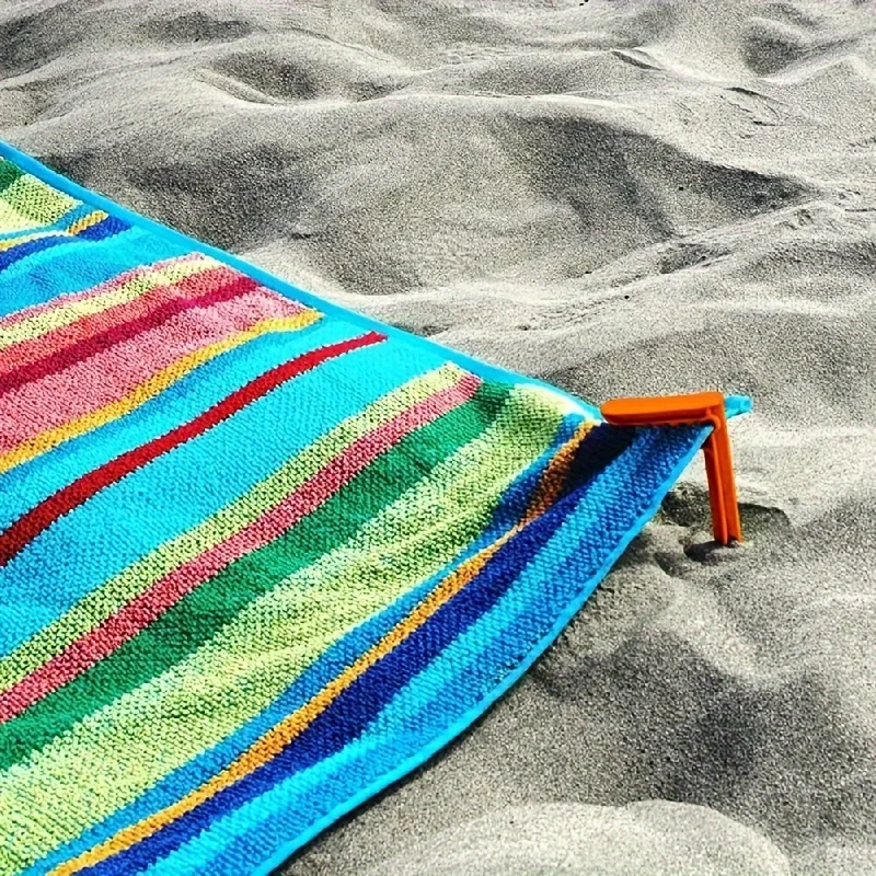 Winddichter Strandtuchhalter aus Gummi für Strand und Camping – Ansicht 3 Winddichter Strandtuchhalter aus Gummi für Strand und Camping – Ansicht 3
