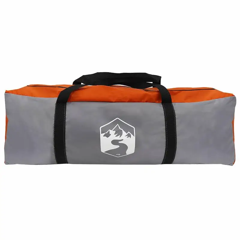 Familienzelt in Grau und Orange, 610 x 610 x 210 cm, Oxford-Gewebe Familienzelt in Grau und Orange, 610 x 610 x 210 cm, Oxford-Gewebe – Bild 8