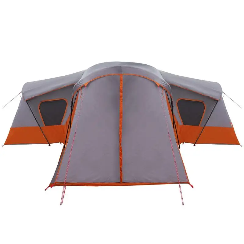 Familienzelt in Grau und Orange, 610 x 610 x 210 cm, Oxford-Gewebe Familienzelt in Grau und Orange, 610 x 610 x 210 cm, Oxford-Gewebe – Bild 6