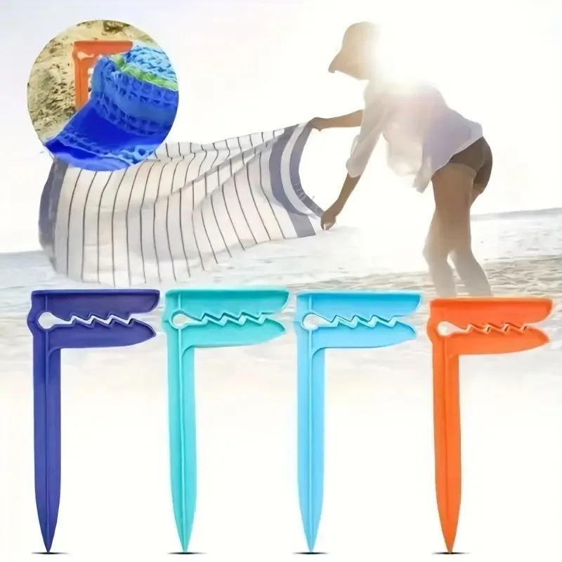Winddichter Strandtuchhalter aus Gummi für Strand und Camping – Ansicht 2 Winddichter Strandtuchhalter aus Gummi für Strand und Camping – Ansicht 2