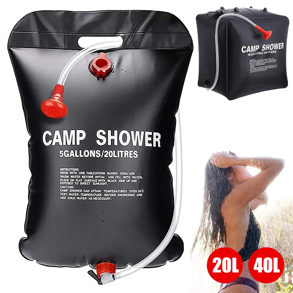 Solar-Duschbeutel 20 Liter für Camping, Strand und Reisen – Ansicht 2 Solar-Duschbeutel 20 Liter für Camping, Strand und Reisen – Ansicht 2