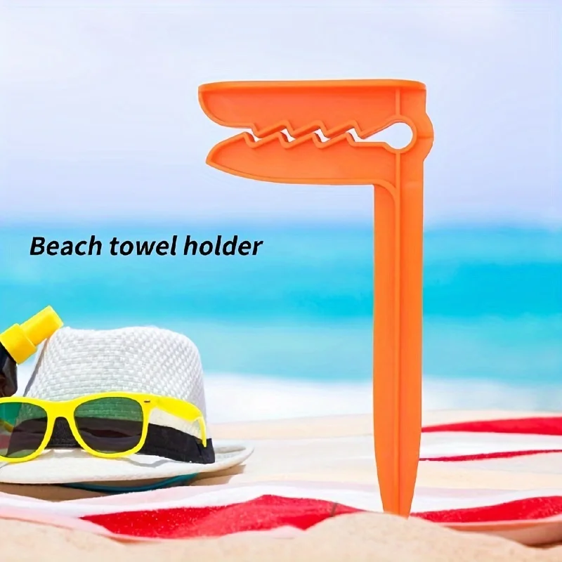 Winddichter Strandtuchhalter aus Gummi für Strand und Camping – Ansicht 4 Winddichter Strandtuchhalter aus Gummi für Strand und Camping – Ansicht 4