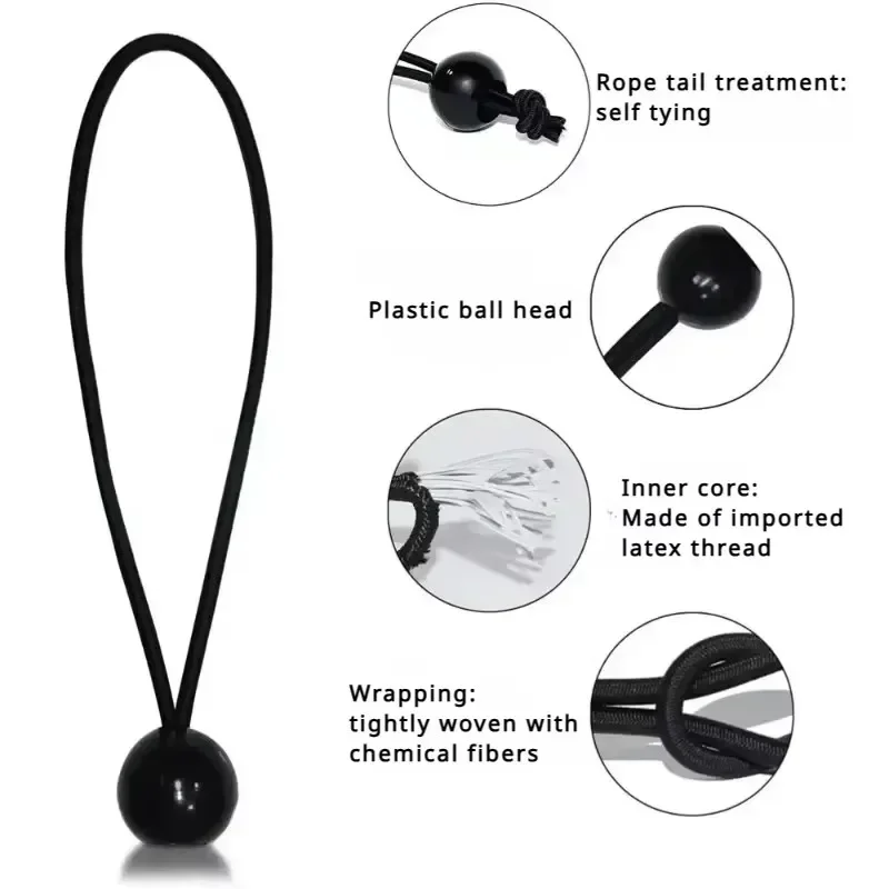 Elastische Spanngurte aus Nylon für Zelte, Planen und Markisen – Ansicht 3 Elastische Spanngurte aus Nylon für Zelte, Planen und Markisen – Ansicht 3