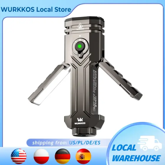 Wurkkos HD02 LED-Campinglampe mit 3200 Lumen