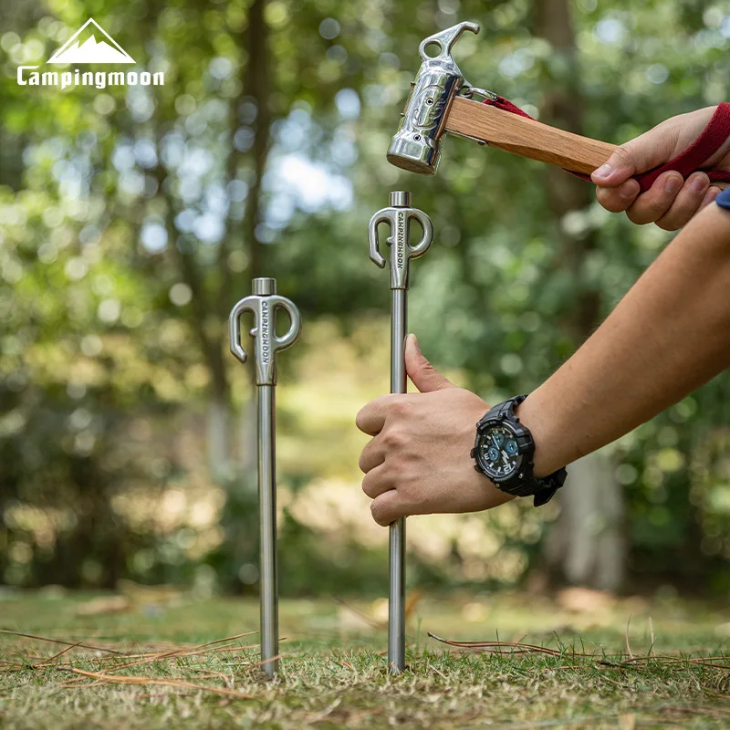 CAMPINGMOON Zeltnagel aus 420er Edelstahl für 3–4-Personen-Zelte – Ansicht 4 CAMPINGMOON Zeltnagel aus 420er Edelstahl für 3–4-Personen-Zelte – Ansicht 4