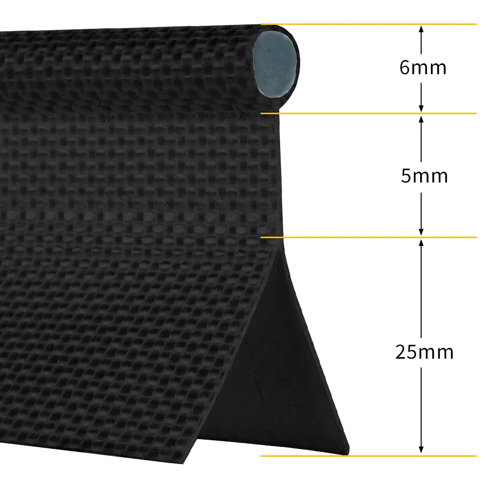Wohnwagen-Markisenführung 1 m mit 6 mm Keder, Doppelklappe, Schwarz-Grau Wohnwagen-Markisenführung 1 m mit 6 mm Keder, Doppelklappe, Schwarz-Grau – Bild 4